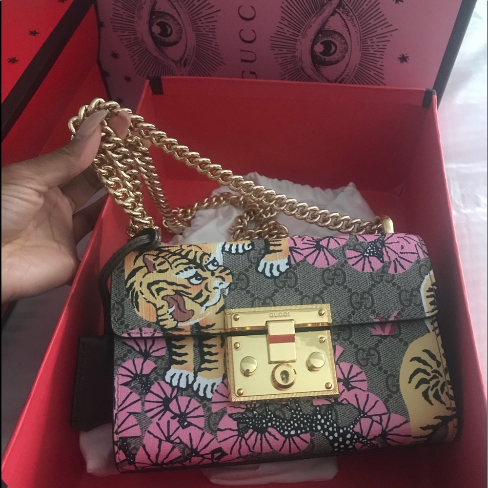Authentic Gucci Bengal padlock purse